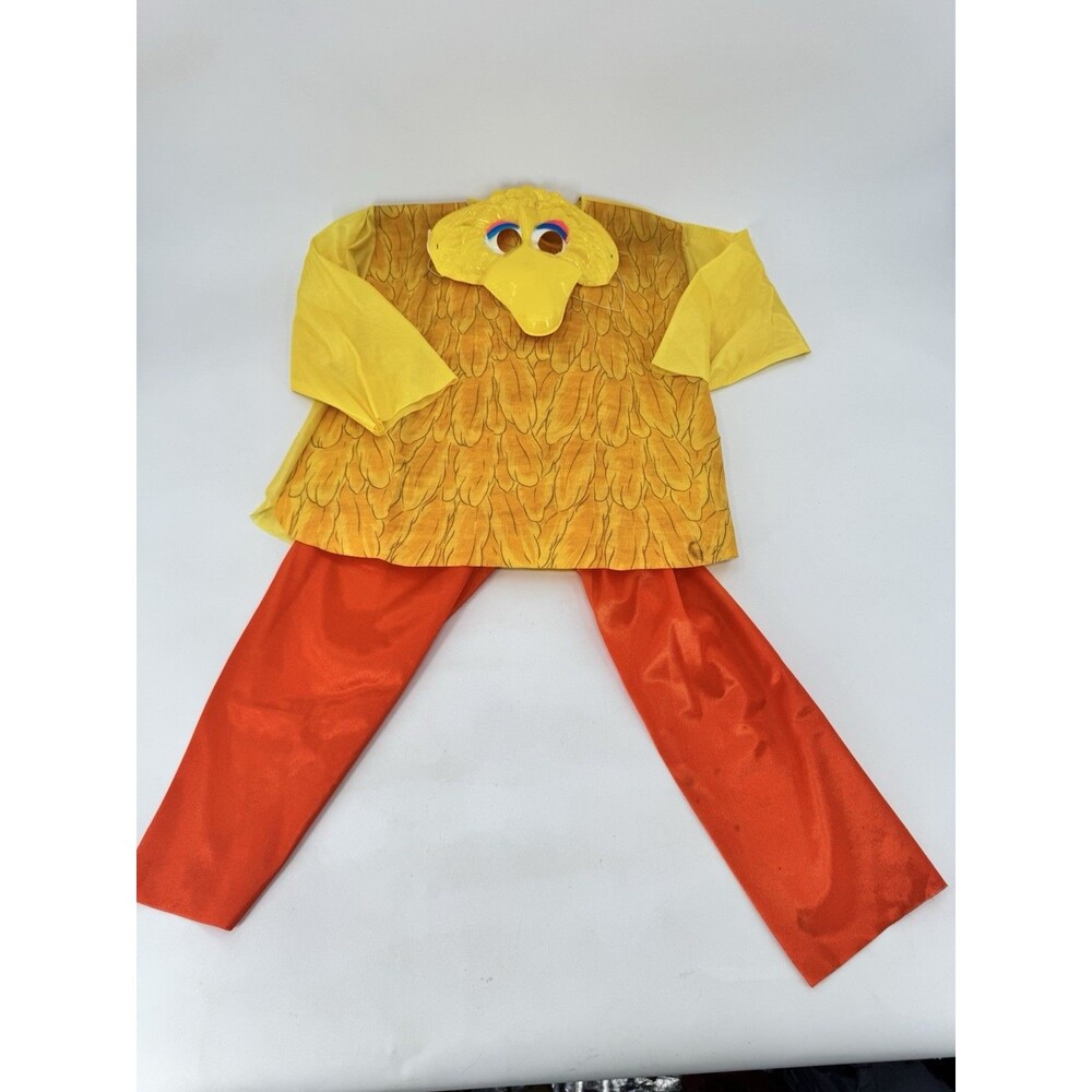 Vintage 1979 Sesame Street Big Bird Halloween Costume Complete w/Pants 8-10